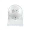 PIR mozgás- és alkonyérzékelő IP44 Felületre szerelhető fehér 12m 180° CP Ecolight
