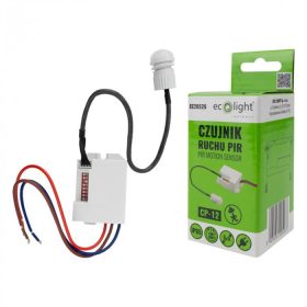   PIR mozgás- és alkonyérzékelő szondával, fehér, IP65, 6m, 360°, CP Ecolight