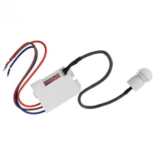 PIR mozgás- és alkonyérzékelő szondával, fehér, IP65, 6m, 360°, CP Ecolight