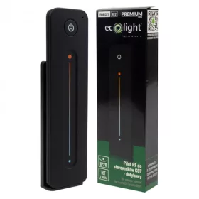   RF érintős távirányító CCT V2 és V2-L vezérlőkhöz, 1 zónás, fekete fényerőszabályzóval, R12 Ecolight