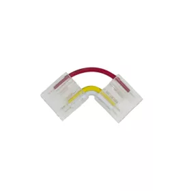   LED szalag csatlakozó MONO CCT COB DIGITAL 10mm kétoldalas sarok L típusú 90° szorítós összekötő Ecolight