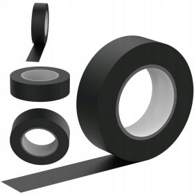   Erős PVC szigetelőszalag vízálló 15mm x 0,13mm fekete 10m