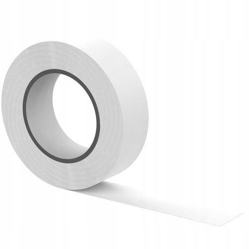 Erős PVC szigetelőszalag, vízálló, 15 mm x 0,13 mm, fehér, 10 m, Ecolight