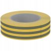Erős PVC szigetelőszalag, vízálló, 15 mm x 0,13 mm, sárga-zöld, 10 m, Ecolight