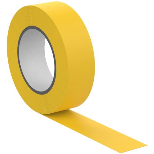 Erős PVC szigetelőszalag, vízálló, 15 mm x 0,13 mm, sárga, 10 m, Ecolight