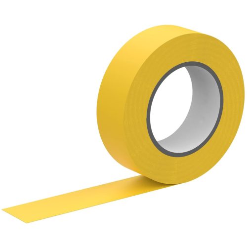 Erős PVC szigetelőszalag vízálló 15mm x 0,13mm sárga 10m