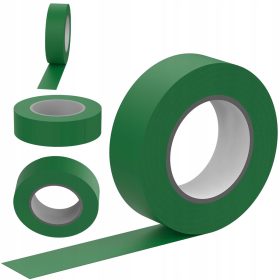   Erős PVC szigetelőszalag, vízálló, 19 mm x 0,13 mm, zöld, 20 m, Ecolight