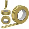 Erős PVC szigetelőszalag, vízálló, 19 mm x 0,13 mm, sárga-zöld, 20 m, Ecolight