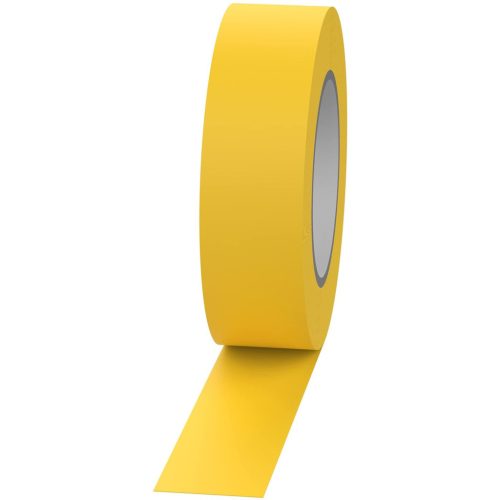 Erős PVC szigetelőszalag, vízálló, 19 mm x 0,13 mm, sárga, 20 m, Ecolight