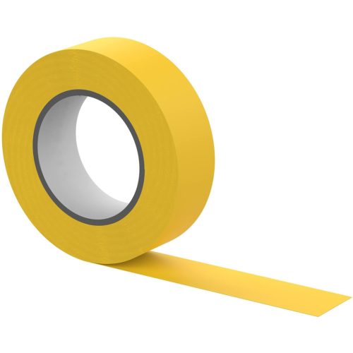Erős PVC szigetelőszalag vízálló 19mm x 0,13mm sárga 20m