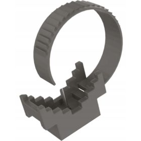   UP-22-UV pántos rögzítő tartó kábelekhez Fekete 50 db ECOLIGHT