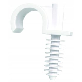 Egykampós rögzítő tartó RING-16 Fehér 50 db ECOLIGHT