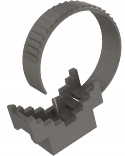 UP-22-UV hevederes tartó kábelekhez Fekete 200db ECOLIGHT