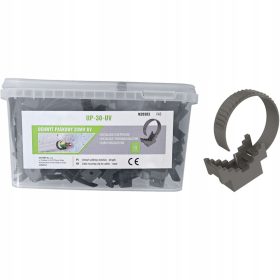   UP-30-UV rögzítőpánt tartó kábelekhez fekete 150 db ECOLIGHT