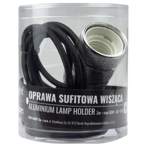 Mennyezeti függőlámpa E27 króm 2m OSW-1 Zero Ecolight