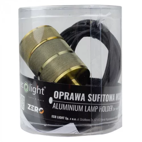 Mennyezeti függőlámpa E27 sárgaréz 2m OSW-1 Zero Ecolight