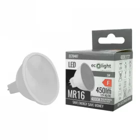   LED izzó reflektor MR16 GU5.3 5W 400lm 4000K semleges 12V Ecolight