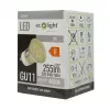 LED izzó spotlámpa GU11 GU10 3W 270lm 4000K semleges Ecolight