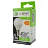 LED gömbizzó P45 E14 5W 450lm 3000K Melegfényű Ecolight