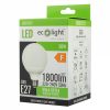 LED izzó gömb alakú G95 E27 20W 1800lm 3000K melegfényű ökofény