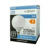 LED izzó gömb alakú G120 E27 25W 2250lm 6500K hidegfényű ökofény