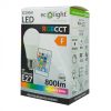 LED izzó A60 E27 8W 800lm Többszínű RGB + CCT Dimmable Ecolight Távirányítóval