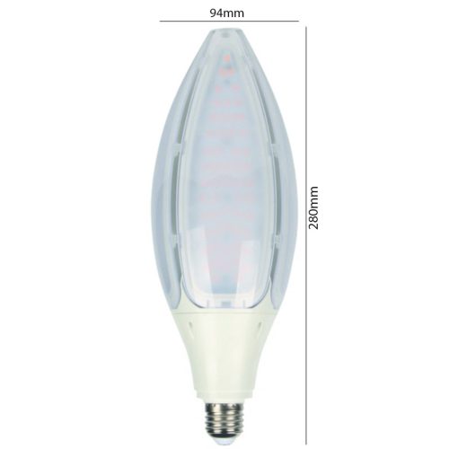 LED Park Street izzó E40/E27 55W 5500lm 4000K Rocket IP65 ECOLIGHT