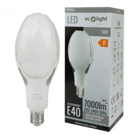 E40 LED izzó 70W 7000lm 4000K semleges Rocket Ecolight
