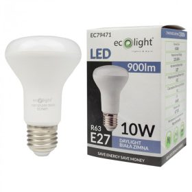   LED izzó reflektor R63 E27 10W 900lm 6500K hidegfényű ökofény