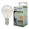 LED izzó gömb P45 E14 2W 240lm 2700K Meleg izzószálas Ecolight