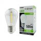 Edison LED izzó S14 E27 0.3W 50lm 2700K Meleg 3V-os izzószálas Ecolight