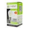 Edison LED izzó S14 E27 2W 120lm 2700K Meleg izzószálas Ecolight