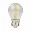 LED izzó gömb P45 E27 2W 240lm 2700K Meleg izzószálas Ecolight