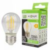LED izzó gömb alakú P45 E27 6W 720lm 2700K Meleg izzószálas Ecolight