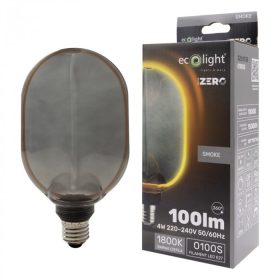  LED izzó O100 E27 4W 100lm 1800K Meleg izzószálas Dekoratív ZERO Ecolight