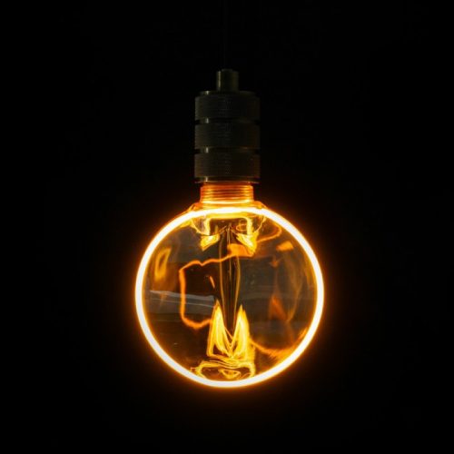 LED gömbizzó G130 E27 4W 200lm 1800K Meleg izzószálas dekoratív ZERO Ecolight