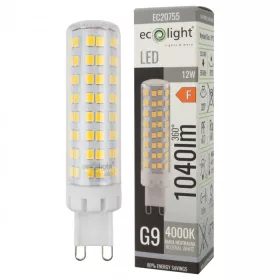 LED kapszulaizzó G9 12W 1040lm 4000K semleges Ecolight