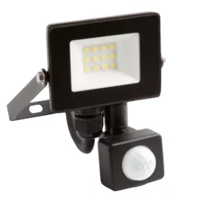   LED reflektor lámpa 10W 900lm 4000K mozgásérzékelővel IP65 fekete Ecolight