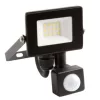 LED reflektor lámpa 20W 1800lm 4000K semleges fehér mozgásérzékelővel IP65 fekete Ecolight