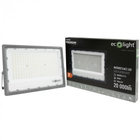   LED reflektor 200W 20000lm 4000K Semleges IP65 Premium Line Ecolight