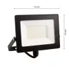 LED reflektor lámpa 50W 4500lm 4000K semleges fehér IP65 fekete Ecolight