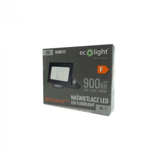 LED reflektor 10W 900lm 4000K semleges IP65 NL-1 Ecolight