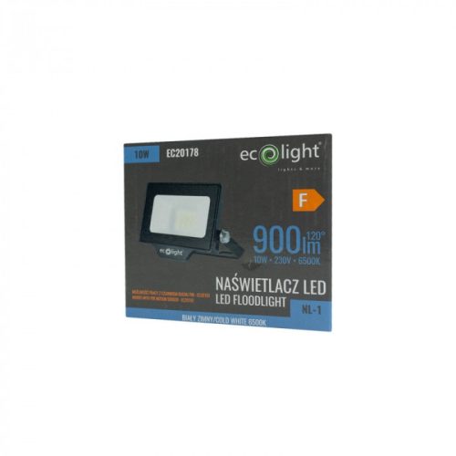 LED reflektor 10W 900lm 6500K Hidegfény IP65 NL-1 Ecolight