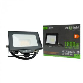 LED reflektor 20W 1800lm 3000K Meleg IP65 NL-1 Ecolight
