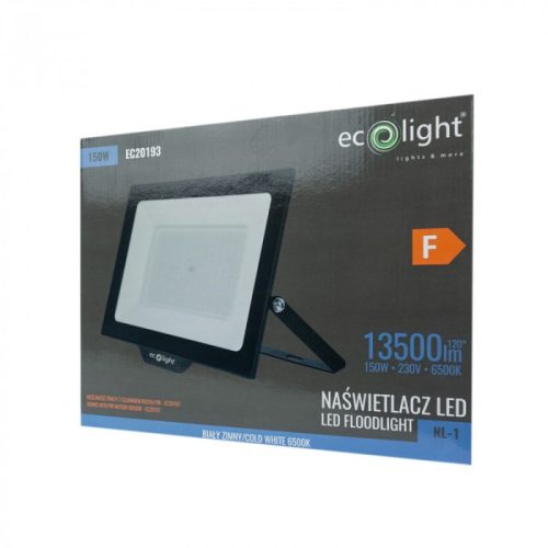 LED reflektor 150W 13500lm 6500K Hidegfény IP65 NL-1 Ecolight