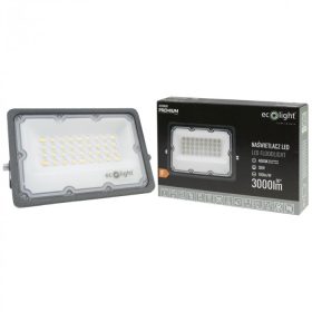   LED reflektor 30W 3000lm 4000K semleges IP65 Premium Line Ecolight