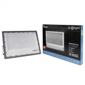   LED reflektor 300W 30000lm 6500K Hidegfény IP65 Premium Line Ecolight