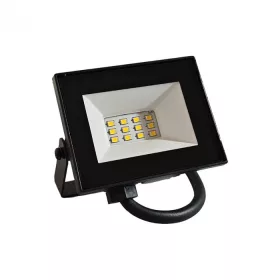   LED reflektor lámpa 10W 900lm 4000K semleges fehér IP65 fekete NL-3 Ecolight