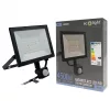 LED reflektor 50W 4500lm 6500K Hidegfény IP54 mozgás- és alkonyérzékelővel NL-3 Ecolight