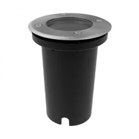   Kerek talajba süllyeszthető, taposható LED lámpatest ON-1O GU10 IP67 fekete Ecolight